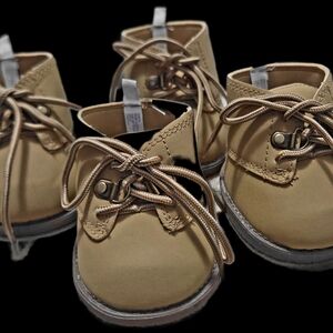 Build-A-Bear Tan Stuffed Animal Boots